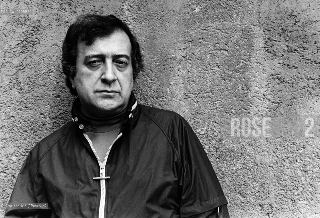 Venezia, 1983.Ritratto del compositore Luciano Berio. Musica contemporanea compositore ritratto.Venice, 1983. Portrait of the composer Luciano Berio ©Graziano Arici/Rosebud2