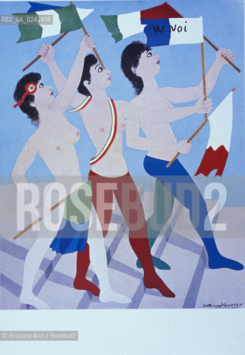 Manifesto sulla condizione della donna. Femminismo donna condizione lotta movimento politica rapporto cultura sesso potere sociale famiglia autonomia classe femmina diritto voto uguaglianza libertà parità.Manifest on the feminine condition. Woman Feminism society condition status movement policy relation sex womens rights sexism voting cultural power liberal equality relation MES.Reproducted by Archivio Graziano Arici  astga ©Graziano Arici/Rosebud2