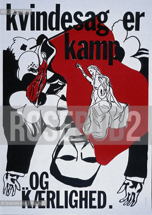 Manifesto sulla condizione della donna. Femminismo donna condizione lotta movimento politica rapporto cultura sesso potere sociale famiglia autonomia classe femmina diritto voto uguaglianza libertà parità.Manifest on the feminine condition. Woman Feminism society condition status movement policy relation sex womens rights sexism voting cultural power liberal equality relation MES.Reproducted by Archivio Graziano Arici  astga ©Graziano Arici/Rosebud2