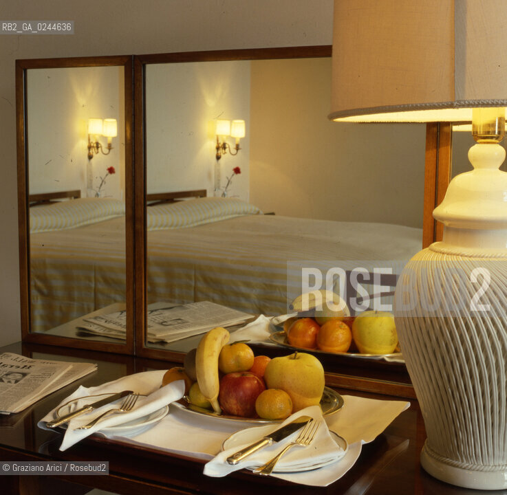 Veneto,1985.Asolo (Treviso). Hotel Cipriani. geo albergo hotel Asolo.Veneto,1985.Asolo(Treviso).Cipriani Hotel ©Graziano Arici/Rosebud2