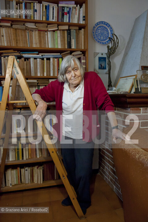 Trieste 21/12/11 - The astrophysicist Margherita Hack at home in Trieste astrofisica scienza ©Graziano Arici/Rosebud2