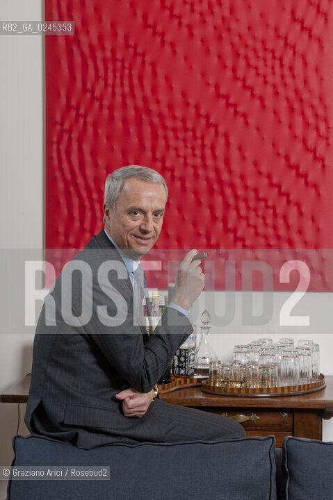 Bologna 2/03/12 - Gaetano Maccaferri, President of Gruppo Industriale Maccaferri and of Confindustria Emilia Romagna, at home in Bologna  industria ©Graziano Arici/Rosebud2