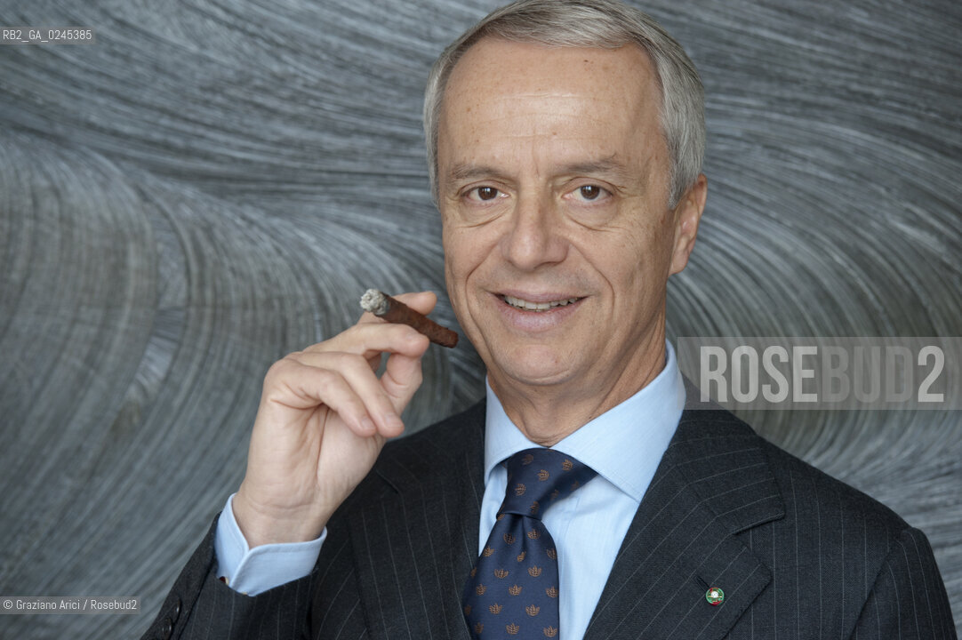 Bologna 2/03/12 - Gaetano Maccaferri, President of Gruppo Industriale Maccaferri and of Confindustria Emilia Romagna, at home in Bologna  industria ©Graziano Arici/Rosebud2