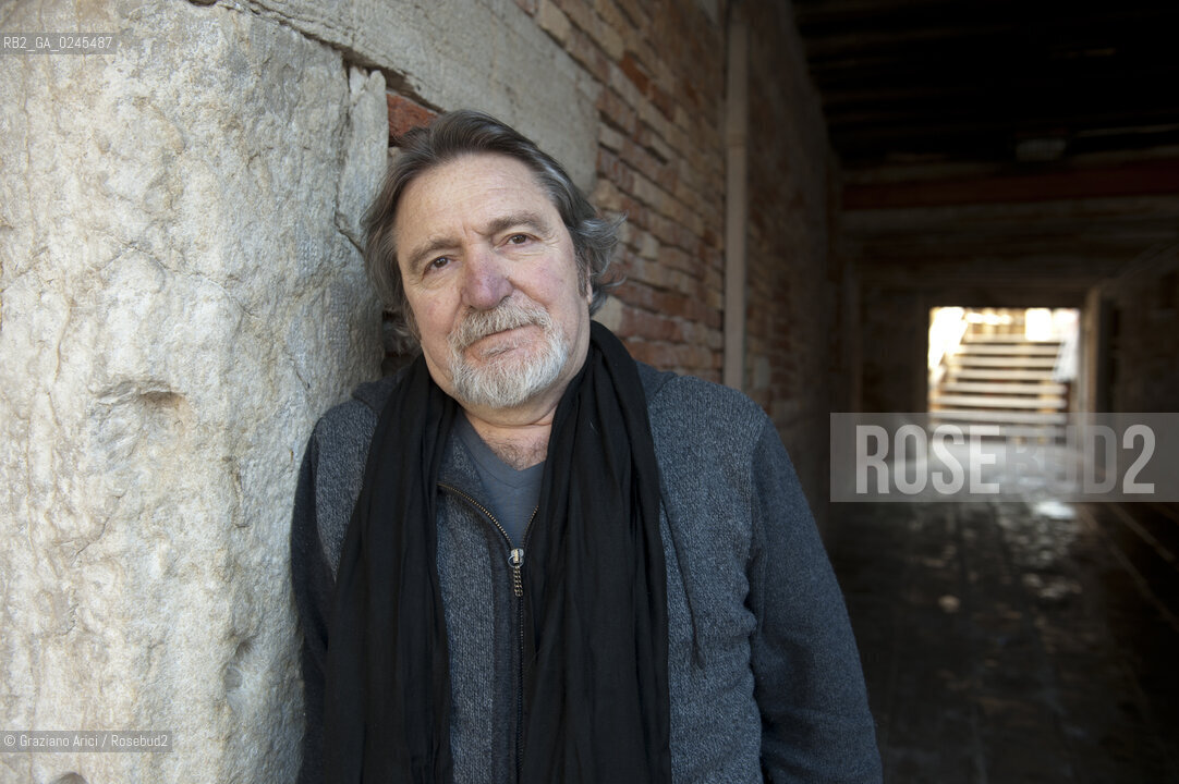Venice 6/03/12 The Singer Gualtiero Bertelli in Venice musica cantante politica ©Graziano Arici/Rosebud2.
