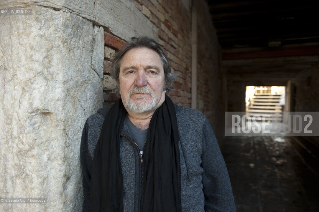 Venice 6/03/12 The Singer Gualtiero Bertelli in Venice musica cantante politica ©Graziano Arici/Rosebud2.