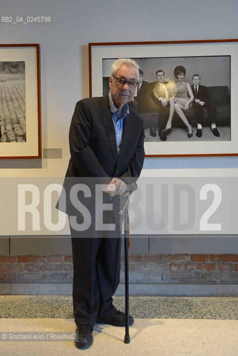 Venice 29/03/12 - The photographer Elliott Erwitt in his exposition at Centro Internazionale della Fotografia dei Tre Oci fotografia fotografo ©Graziano Arici/Rosebud2