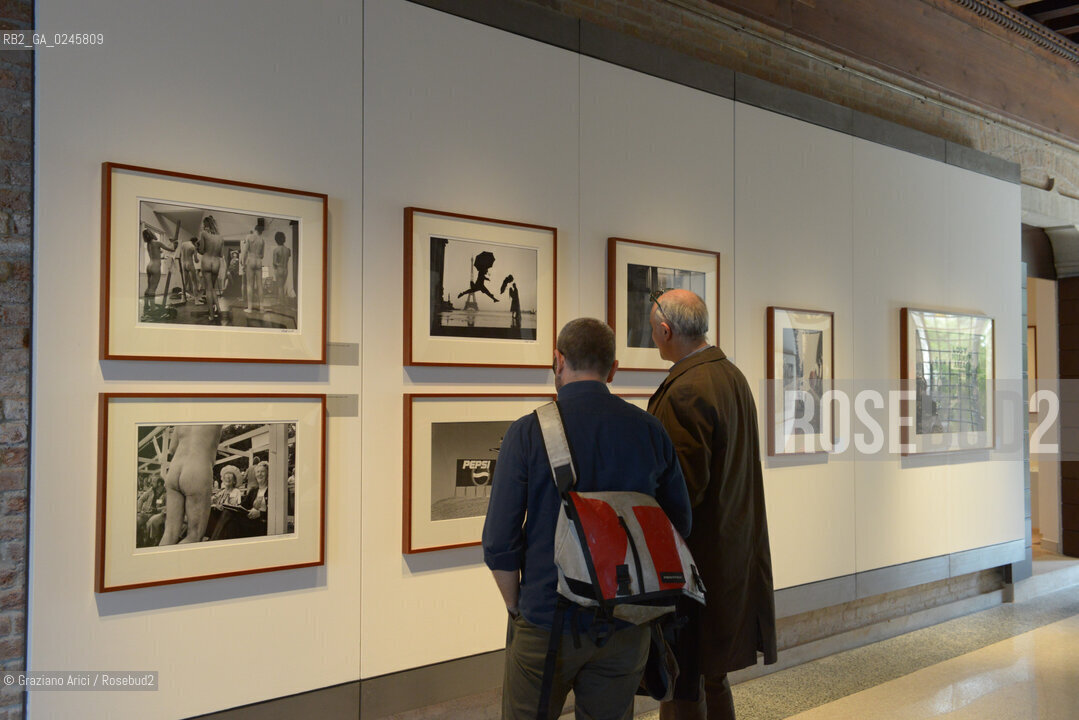 Venice 29/03/12 - The photographer Elliott Erwitt in his exposition at Centro Internazionale della Fotografia dei Tre Oci fotografia fotografo ©Graziano Arici/Rosebud2