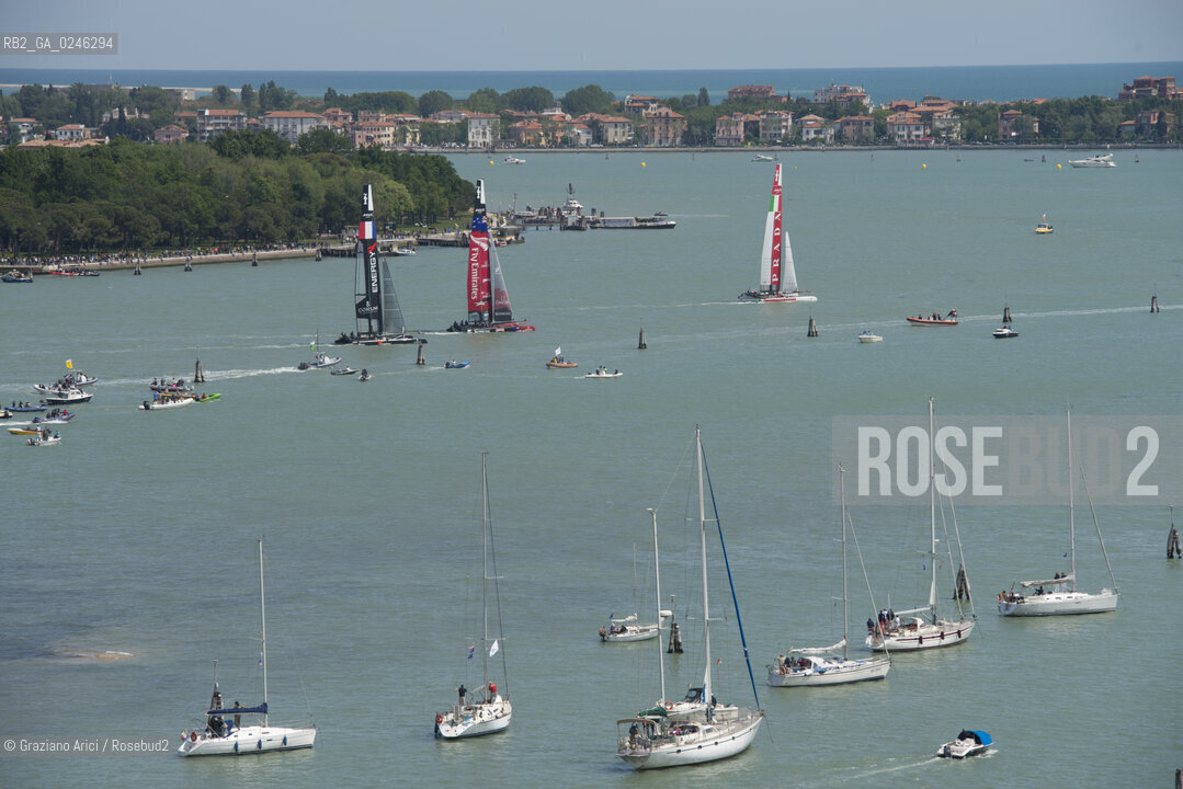 Venice 19/05/12 - Americàcup World Series in Venice: catamarans in race - catamarano luna rossa prada barca regata ©Graziano Arici/Rosebud2