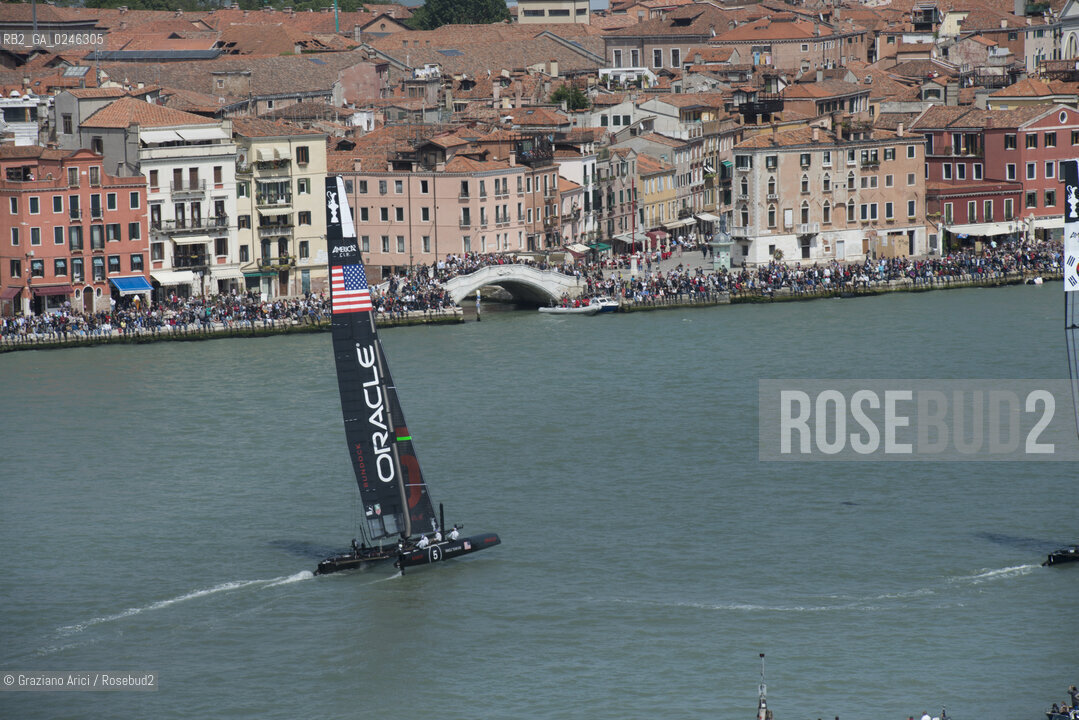Venice 19/05/12 - Americàcup World Series in Venice: catamarans in race - catamarano luna rossa prada barca regata ©Graziano Arici/Rosebud2