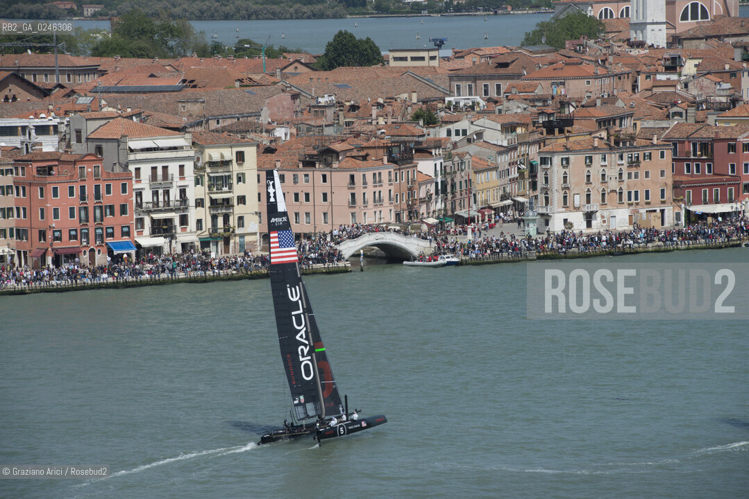 Venice 19/05/12 - Americàcup World Series in Venice: catamarans in race - catamarano luna rossa prada barca regata ©Graziano Arici/Rosebud2