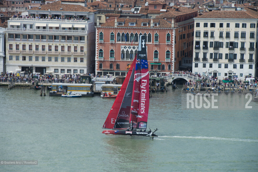 Venice 19/05/12 - Americàcup World Series in Venice: catamarans in race - catamarano luna rossa prada barca regata ©Graziano Arici/Rosebud2