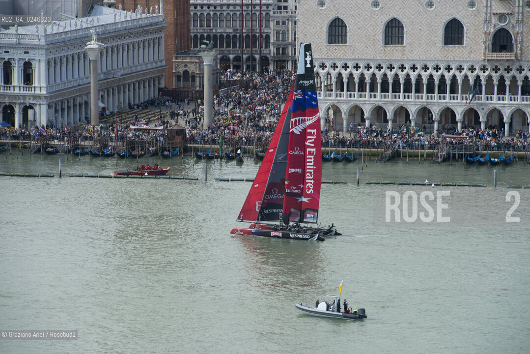 Venice 19/05/12 - Americàcup World Series in Venice: catamarans in race - catamarano luna rossa prada barca regata ©Graziano Arici/Rosebud2