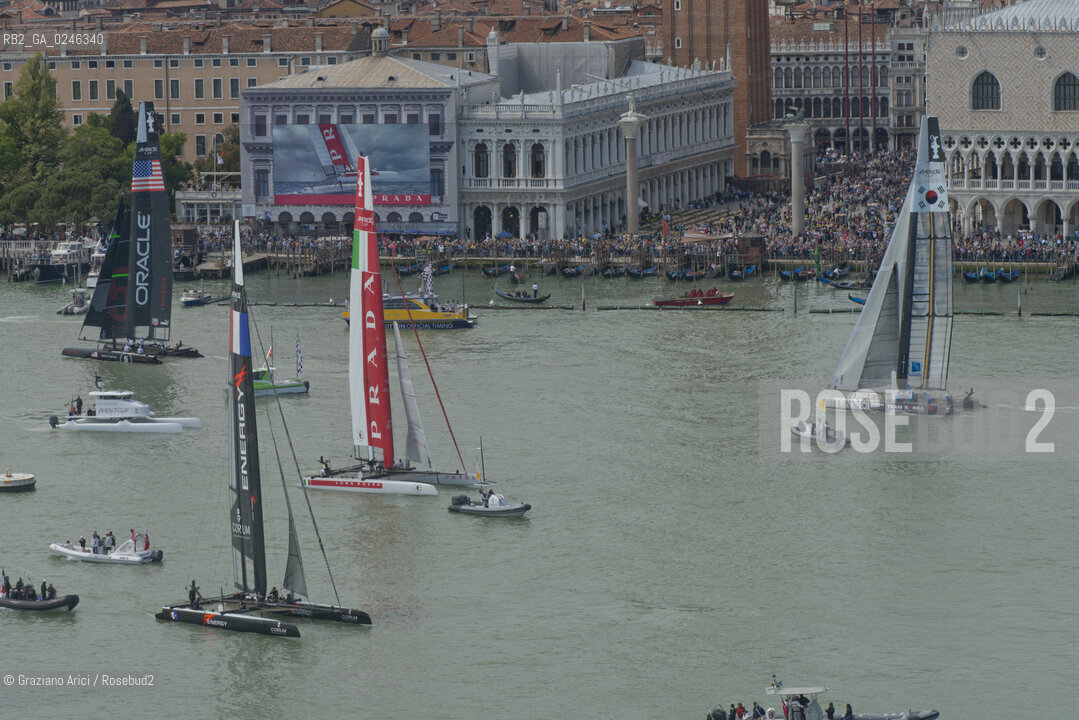 Venice 19/05/12 - Americàcup World Series in Venice: catamarans in race - catamarano luna rossa prada barca regata ©Graziano Arici/Rosebud2