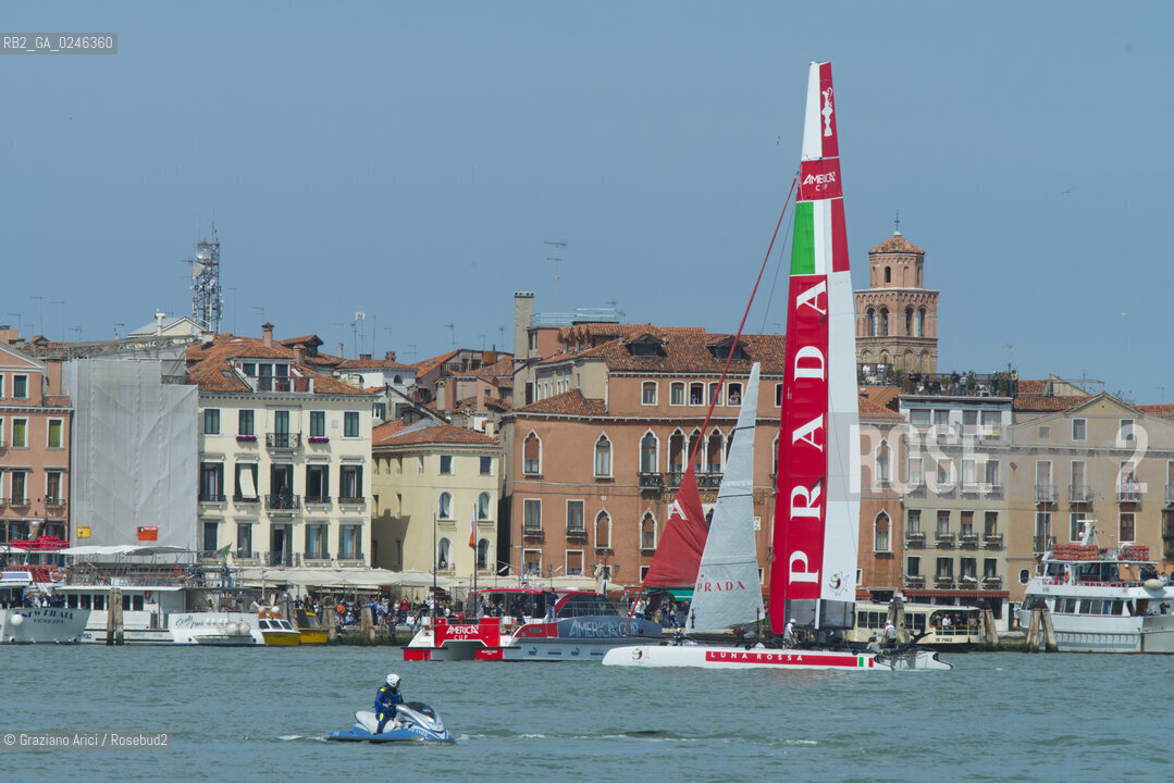 Venice 19/05/12 - Americàcup World Series in Venice: catamarans in race - catamarano luna rossa prada barca regata ©Graziano Arici/Rosebud2