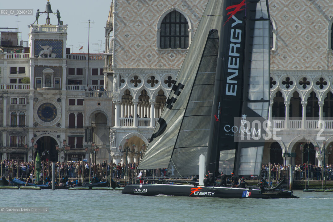 Venice 19/05/12 - Americàcup World Series in Venice: catamarans in race - catamarano luna rossa prada barca regata ©Graziano Arici/Rosebud2