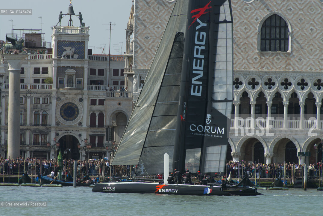Venice 19/05/12 - Americàcup World Series in Venice: catamarans in race - catamarano luna rossa prada barca regata ©Graziano Arici/Rosebud2