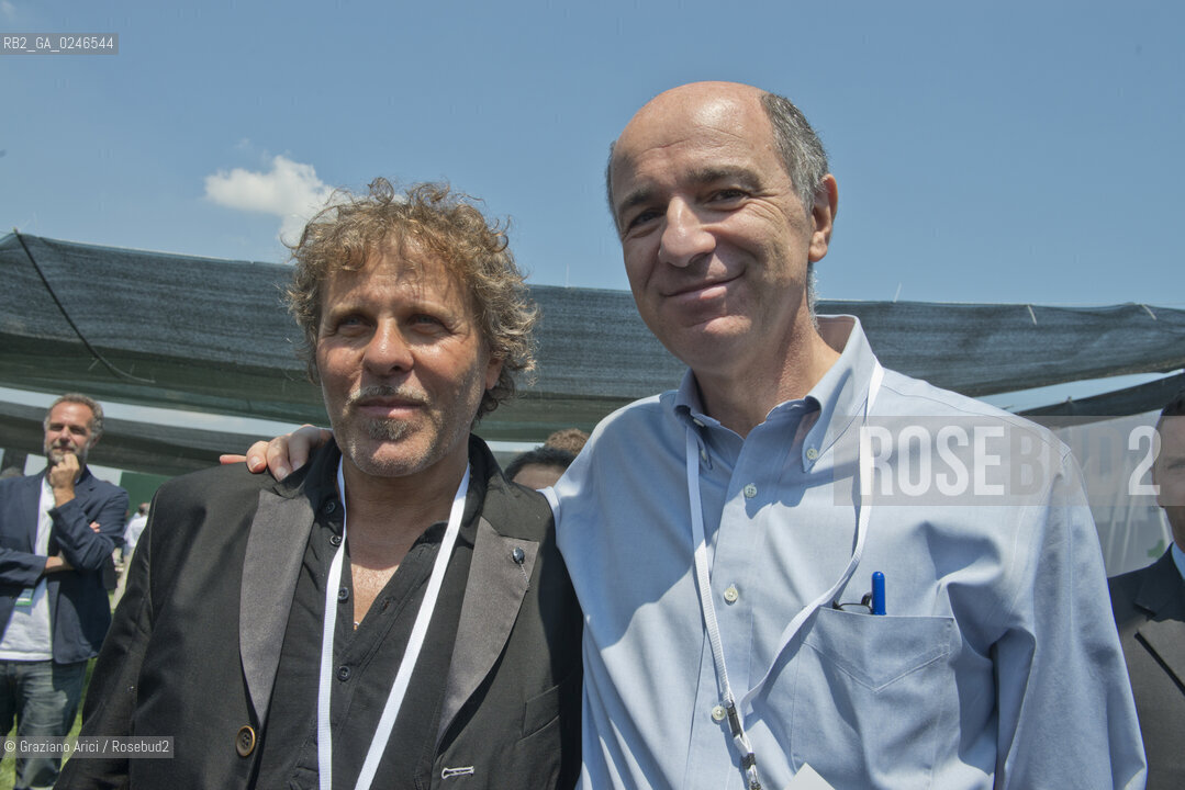 Rocade (TV) 26/5/12: Il Ministro Corrado Passera e Renzo Rosso al Convegno Italia Startup presso il Centro per la ricerca e linnovazione tecnologica H-Farm - The Center for the research and the technologic innovation builded by Riccardo Donadon incubatore star up economia ©Graziano Arici/Rosebud2