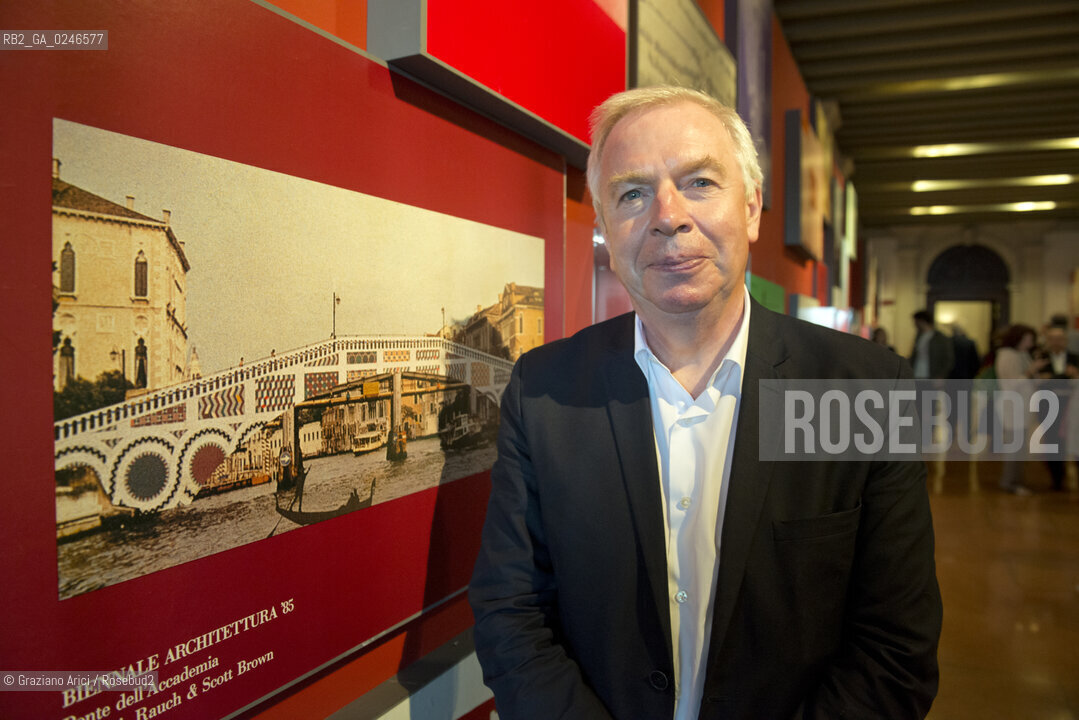 Venice 11/06/12 : The Director of The 13th International Architecture Exhibition of Venice Biennale architect David Chipperfield architetto architettura ©Graziano Arici/Rosebud2