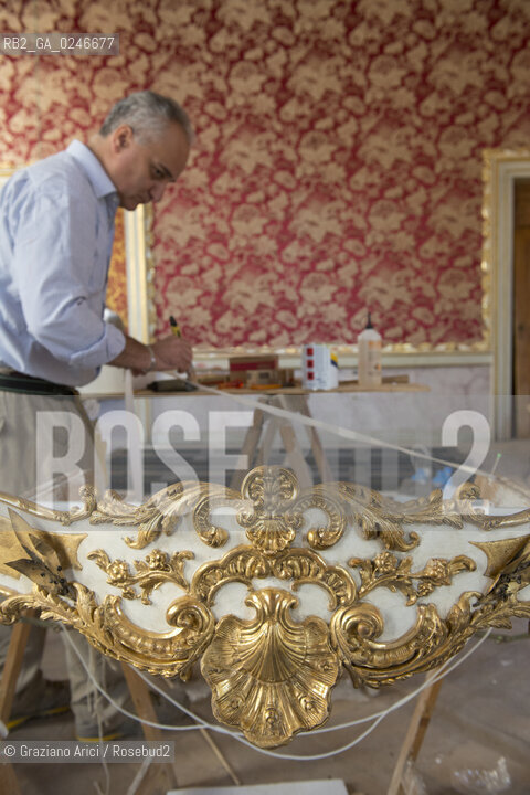 Venezia 14/06/2012 : Palazzo Reale di Venezia- Restauro e ripristino delle sale dellImperatrice Elisabeth dAustria (Sissi) ©Graziano Arici/Rosebud2