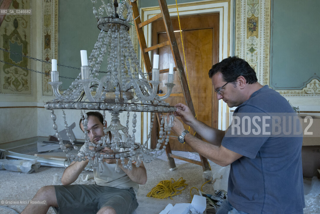 Venezia 14/06/2012 : Palazzo Reale di Venezia- Restauro e ripristino delle sale dellImperatrice Elisabeth dAustria (Sissi) ©Graziano Arici/Rosebud2