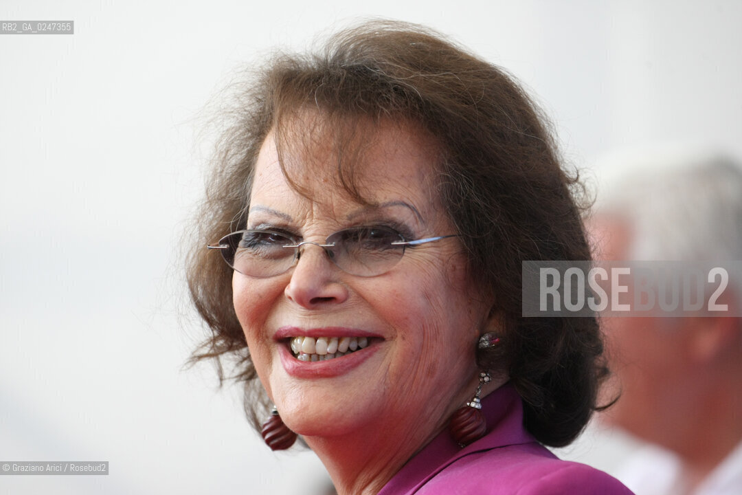 VENICE 69 FILM FESTIVAL - SEPT 5th, 2012 - Photo Call film: O GEBO E A SOMBRA - Actress Claudia Cardinale ©Graziano Arici/Rosebud2