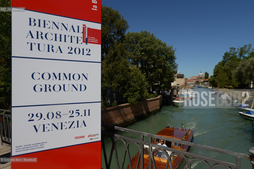 The 13th International Architecture Exhibition . Biennale Architettura 2012 - Biennale Gardens -   Pavillon      giardini ©Graziano Arici/Rosebud2