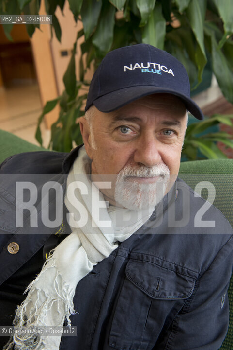 Pordenone 21/10/12 - The writer, actor, singer and composer Giorgio Faletti letteratura musica rock compositore ©Graziano Arici/Rosebud2