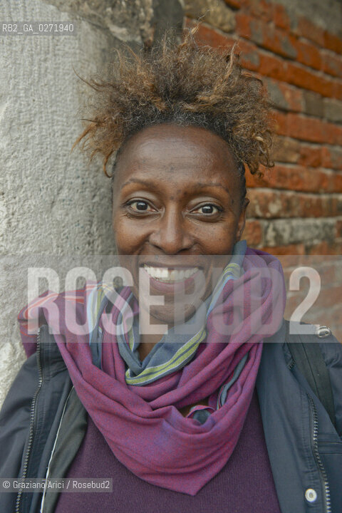 Venice, march, 10th 2013 - Writer Muthoni Garland in Incroci di Civiltà 2013 letteratura ©Graziano Arici/Rosebud2
