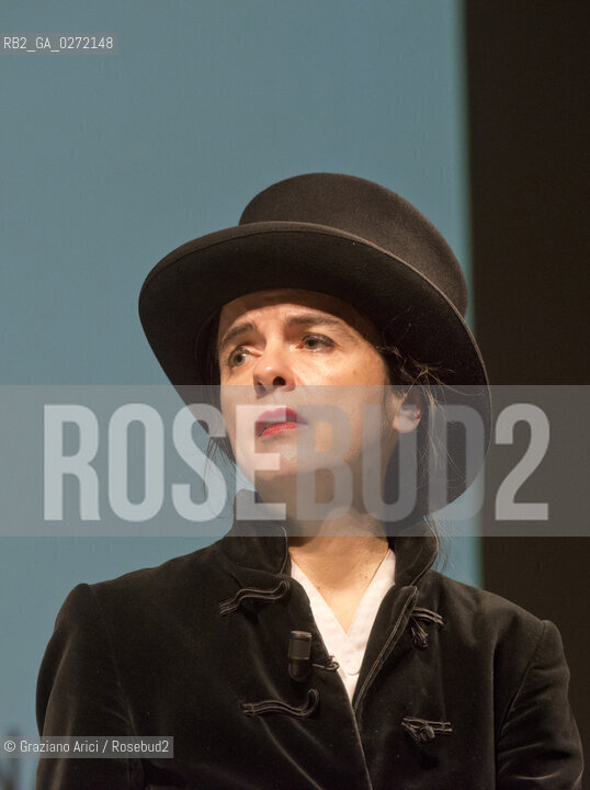 Venice, march, 13th 2013 - Writer Amelie Nothomb in Incroci di Civiltà 2013 letteratura ©Graziano Arici/Rosebud2