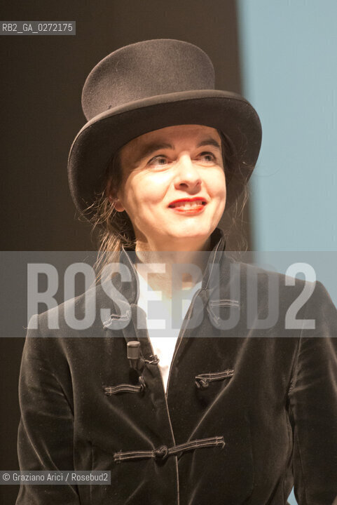 Venice, march, 13th 2013 - Writer Amelie Nothomb in Incroci di Civiltà 2013 letteratura ©Graziano Arici/Rosebud2