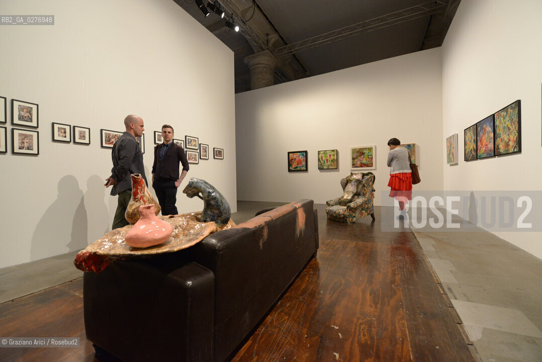 Venice 28 may 2013 - Il Palazzo Enciclopedico 55th Exhibition Corderie in Arsenale Jessica Jackson Hutchins Work - artist arte ©Graziano Arici/Rosebud2