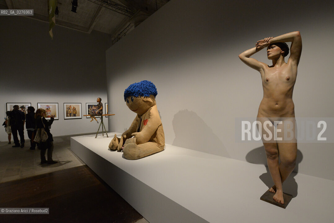 Venice 28 may 2013 - Il Palazzo Enciclopedico 55th Exhibition Corderie in Arsenale John DeAndrea and Paul McCarthy Works - artist arte ©Graziano Arici/Rosebud2