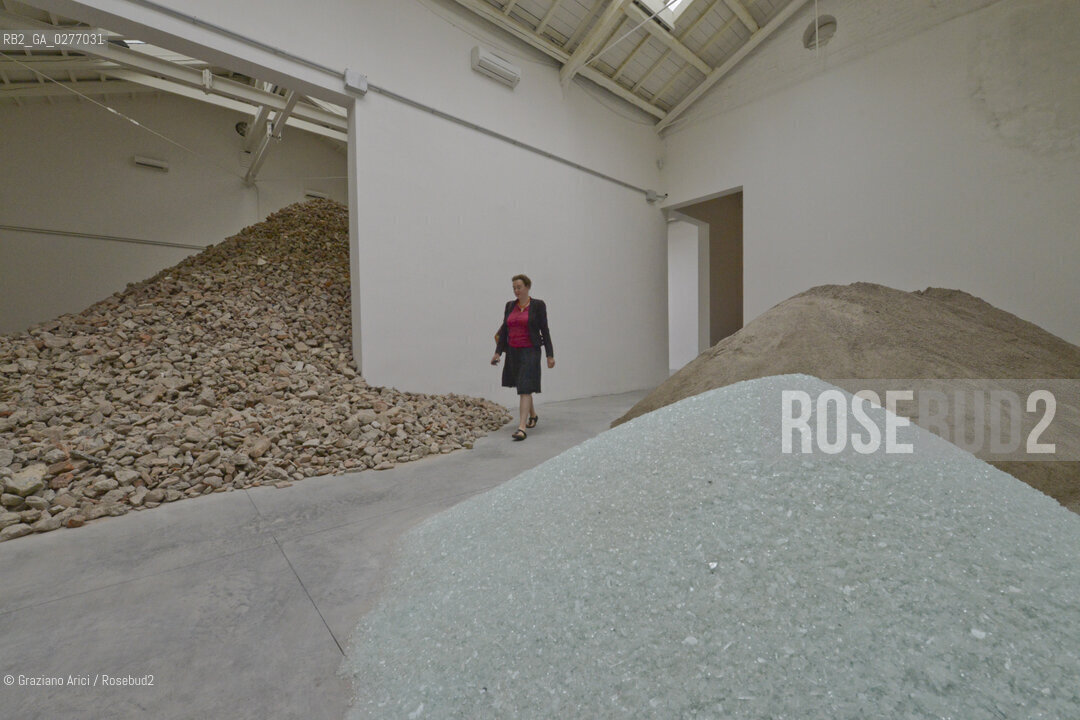 Venice 29 may 2013 -  55th Exhibition  Arsenale Spanish Pavillon Lara Almarcegui work - artist arte ©Graziano Arici/Rosebud2