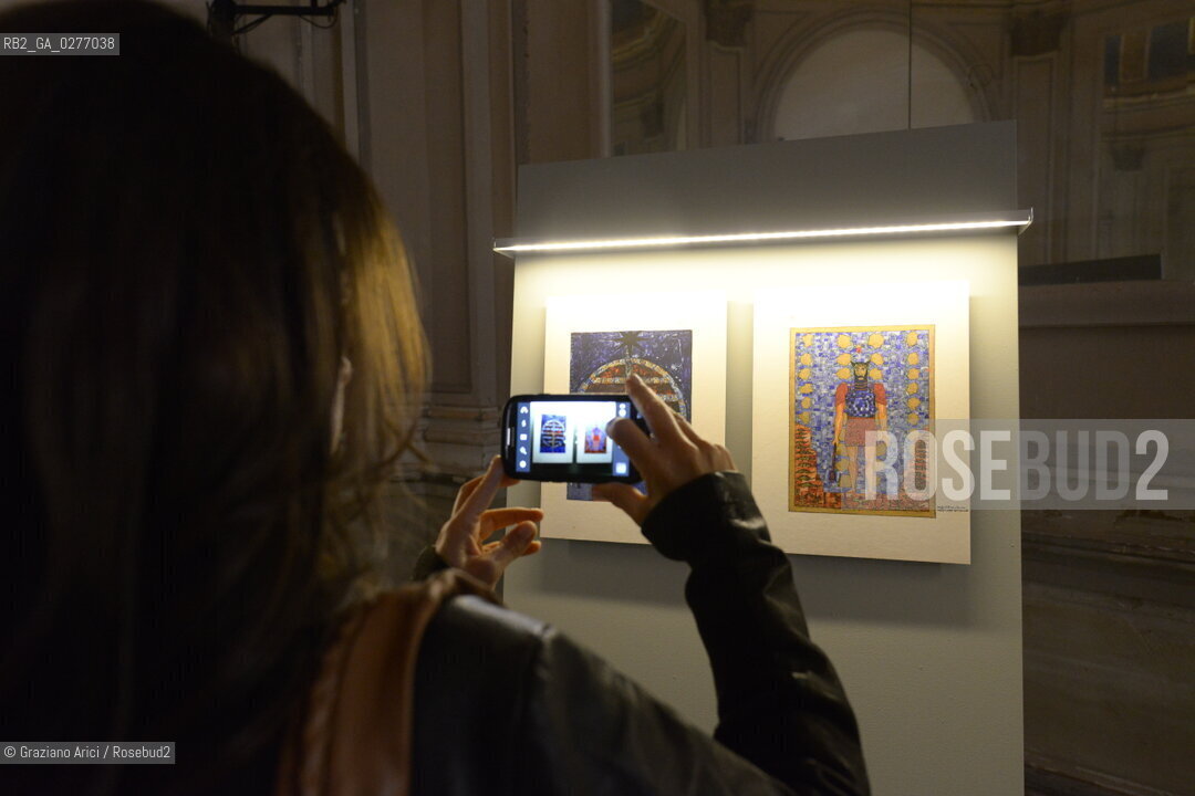 Venice 28 may 2013 - Il Palazzo Enciclopedico 55th Exhibition Biennale Gardens Main Pavillon  Carl Gustav Jung The Red Book 1914-30 - artist arte ©Graziano Arici/Rosebud2