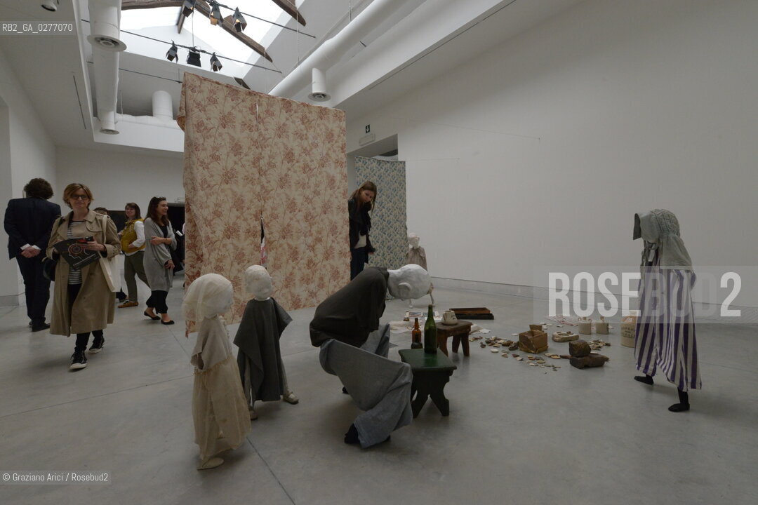 Venice 28 may 2013 - Il Palazzo Enciclopedico 55th Exhibition Biennale Gardens Main Pavillon  Cathy Wilkes Room - artist arte ©Graziano Arici/Rosebud2