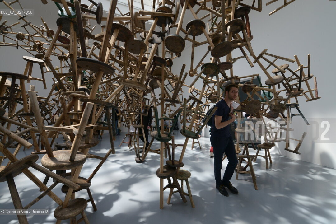 Venice 28 may 2013 - 55th Exhibition Biennale Gardens Main Pavillon French Pavillon Ai Weiwei - artist arte ©Graziano Arici/Rosebud2