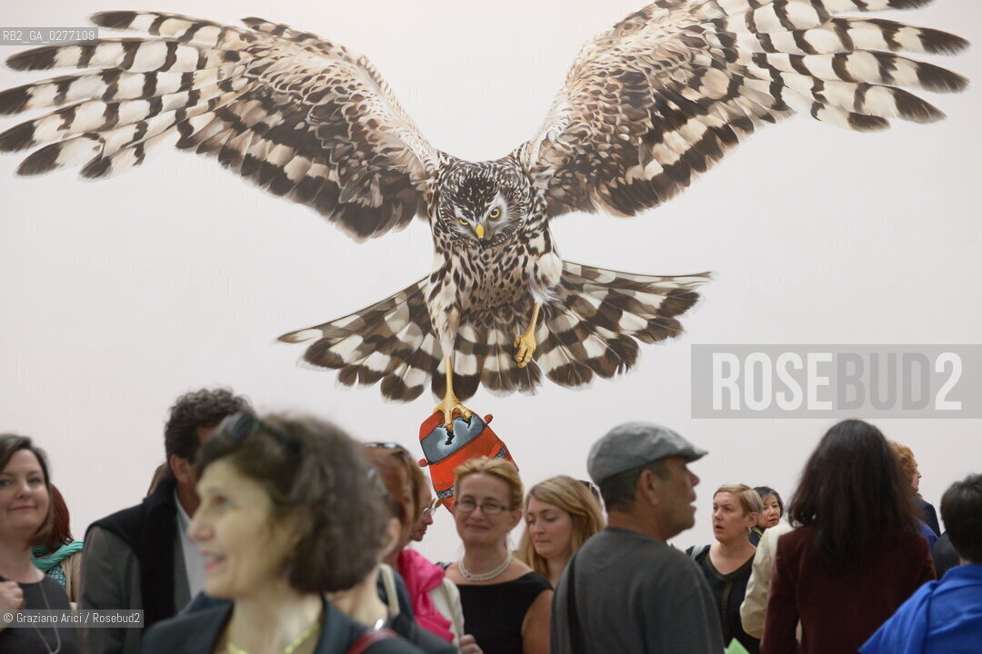 Venice 28 may 2013 - 55th Exhibition Biennale Gardens  British Pavillon Jeremy Deller Work - artist arte ©Graziano Arici/Rosebud2