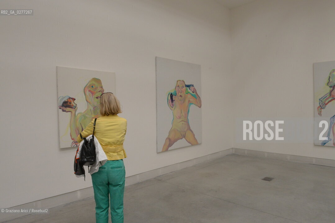 Venice 28 may 2013 - Il Palazzo Enciclopedico 55th Exhibition Biennale Gardens  Golden Lion for Lifetime Achievement  Maria Lassnig Room - artist arte ©Graziano Arici/Rosebud2