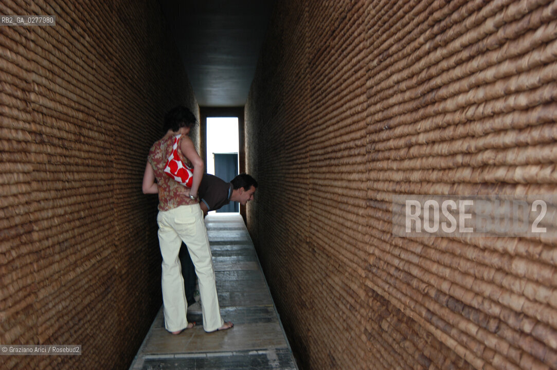 VENEZIA8/06/05 - 51 ESPOSIZIONE INTERNAZIONALE DARTE -INSTALLAZIONE DI BUSTINE DI TE DI TANIA BRUGUERA ©Graziano Arici/Rosebud2