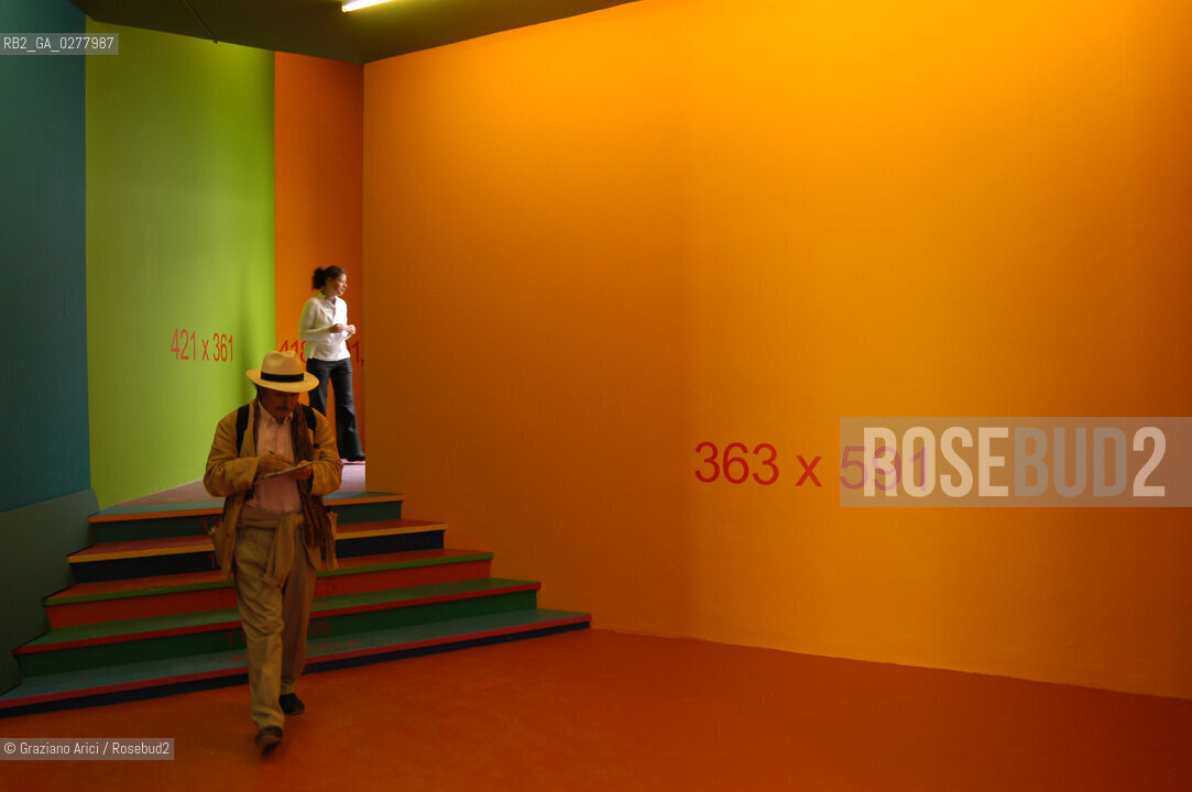 VENEZIA8/06/05 - 51 ESPOSIZIONE INTERNAZIONALE DARTE - INSTALLAZIONE DI VASCO ARAUJO ©Graziano Arici/Rosebud2