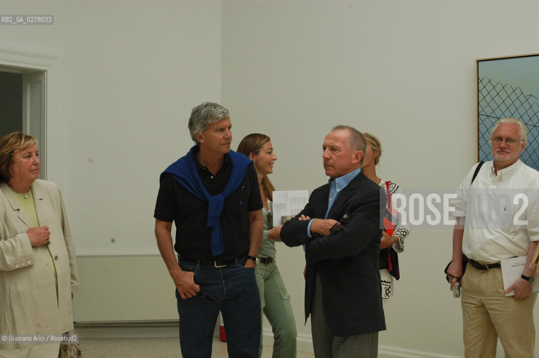 VENEZIA8/06/05 - 51 ESPOSIZIONE INTERNAZIONALE DARTE -  MR PINAULT NEL PADIGLIONE DEGLI STATI UNITI : ©Graziano Arici/Rosebud2