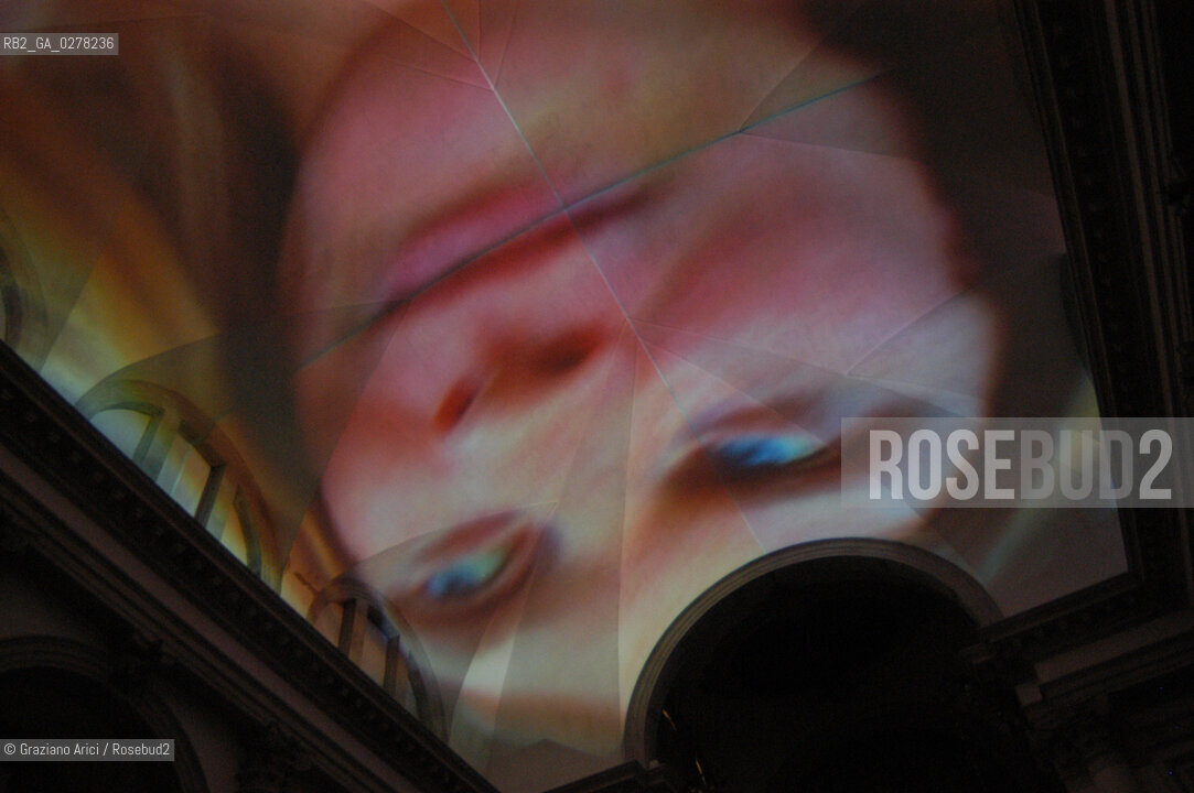 VENEZIA8/06/05 - 51 ESPOSIZIONE INTERNAZIONALE DARTE -CHIESA DI S.STAE - S.STAE  CHURCH - THE INSTALLATION OF THE ARTIST PIPILOTTI RIST © GRAZIANO ARICI BIENNALE ©Graziano Arici/Rosebud2