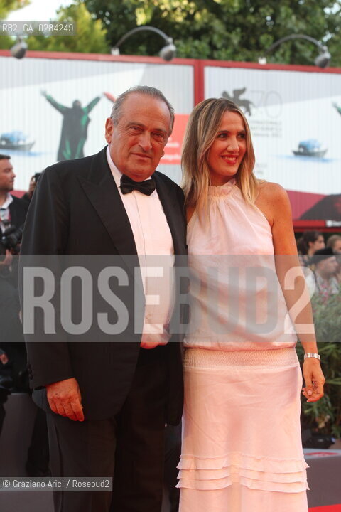 70th Venice International Film Festival - Venice August  28, 2013 - Luigi Abete and Desire Petrini attend The Opening Ceremony And Gravity Premiere .  - Red Carpet  ©Graziano Arici/Rosebud2