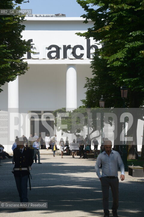 Venice 04 june 2014 14th International Architecture Exhibition Biennale Architettura Gardens of Biennale Giardini Fundamentals : Central Pavillon :  ©Graziano Arici/Rosebud2