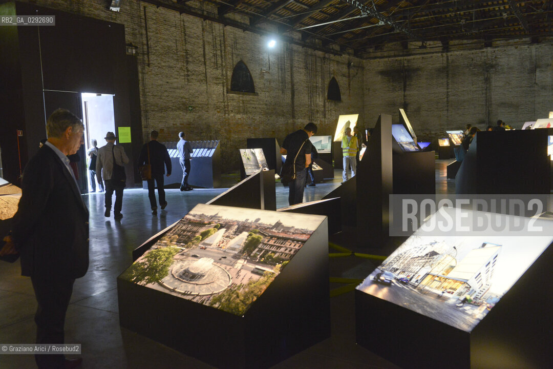 Venice 05 june 2014 14th International Architecture Exhibition Biennale Architettura Corderie dellArsenale  Italia Pavillon  :  Milano laboratorio del moderno ©Graziano Arici/Rosebud2