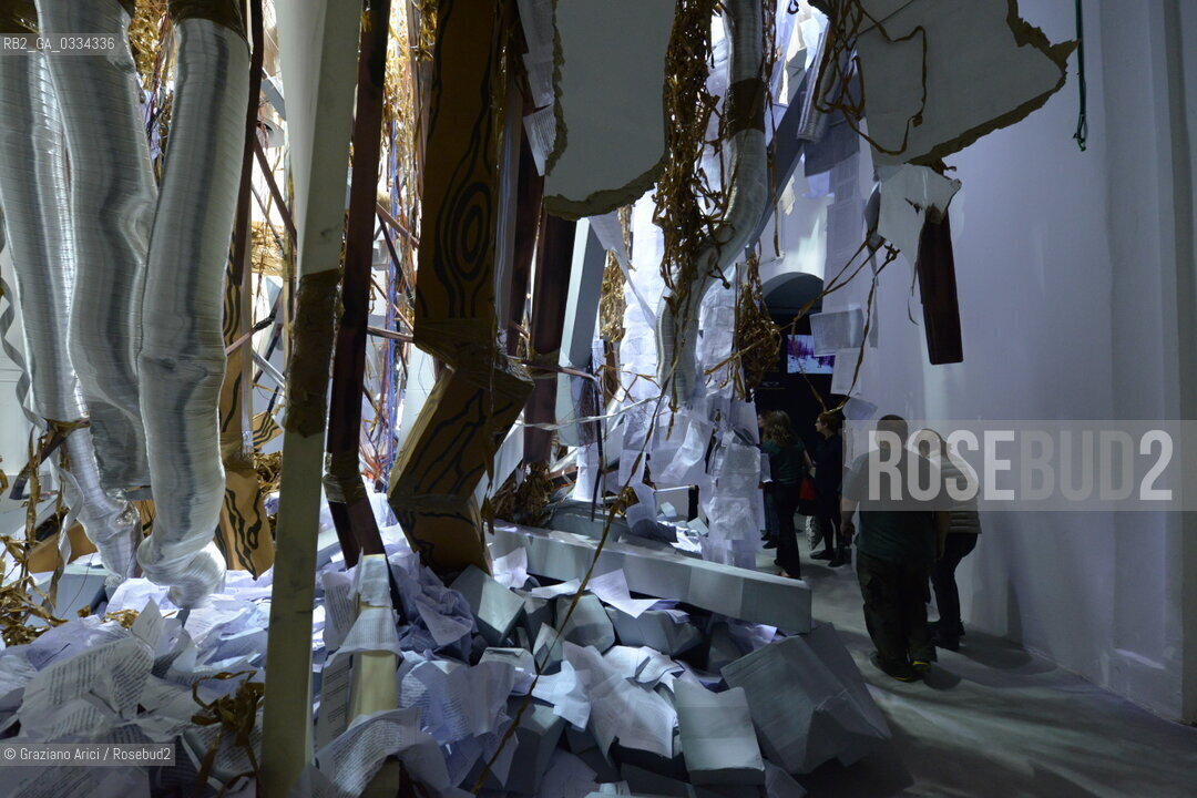 56th International Art Exibition  :  Central Pavillon Artist Thomas Hirschhorn arte artista ©Graziano Arici/Rosebud2