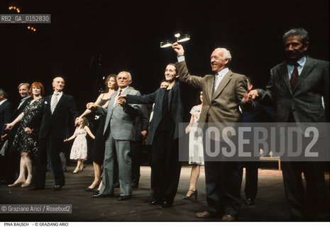 Venezia,1989.Ritratto della ballerina e coreografa Pina Bausch. Danza, ballerina, coreografa.Venice,1989.Portrait of the dancer and choreographer Pina Bausch ©Graziano Arici/Rosebud2