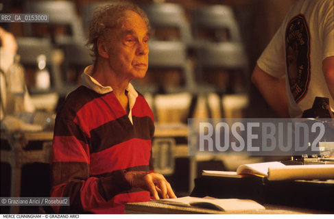-Venezia, 1995. Ritratto del ballerino e coreografo Merce Cunningham coreografo danza moderna ritratto premio postmodern dance.-Venice,1995. Portrait of the dancer and choreographer Merce Cunningham at Gran Teatro La Fenice ©Graziano Arici/Rosebud2