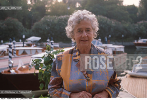 - Venezia, 1989. 46°Festival Internazionale dArte Cinematografica di Venezia.Ritratto dellattrice Peggy Ashcroft. Cinema ritratto attrice.- Venice,1989. 46th Venice International Film Festival.Portrait of actress Peggy Ashcroft  ©Graziano Arici/Rosebud2