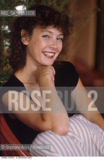 - Venezia, 1989. 46°Festival Internazionale dArte Cinematografica di Venezia.Ritratto dellattrice Sabine Azema. Cinema ritratto attrice .- Venice,1989. 46th Venice International Film Festival.Portrait of actress Sabine Azema  ©Graziano Arici/Rosebud2